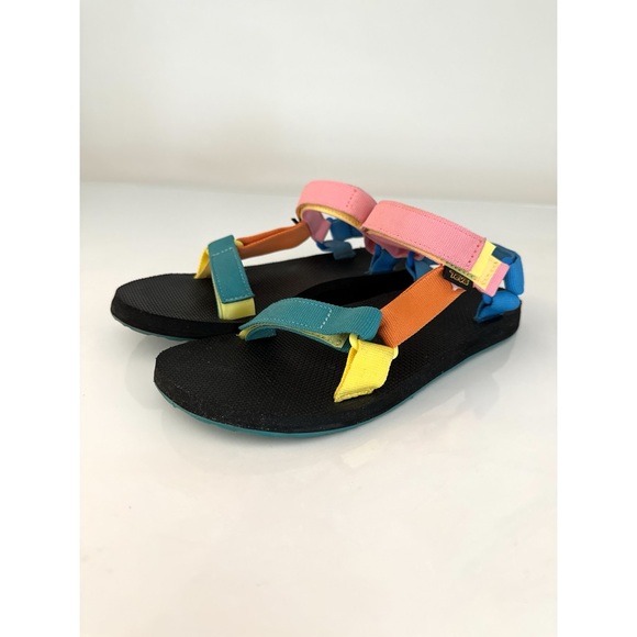 Teva Shoes - Teva Orginal Universal 90’s Multi Retro Strappy Sandals Womens Size 9M